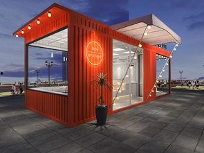 网红护栏集装箱图片,创意城市新风尚